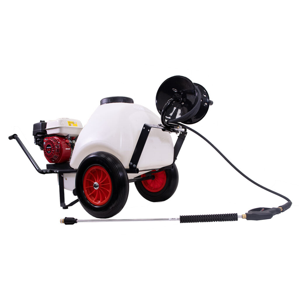 Aparat cu presiune Highline™ Honda Powered Barrow Mounted 12Lpm 150Bar