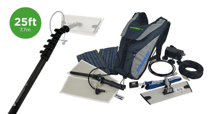 Dragonfly®4 sistem intern de curățare a sticlei, inclusiv tijă telescopică Streamline® OVA8®